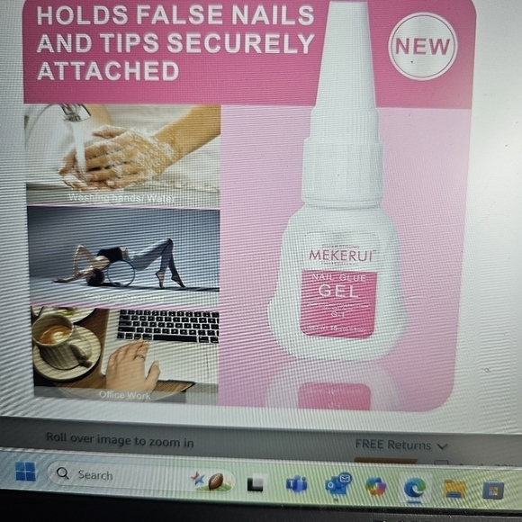 NEW Mekerui Super Strong Nail Gel & Nail Glue for Press on Nails - Picture 3 of 10